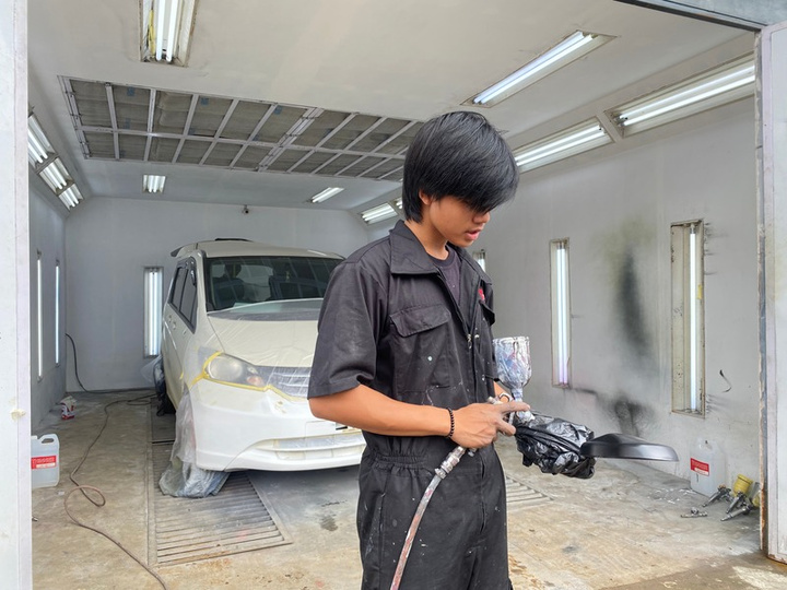 Hasil Cat Mobil Autoz Paint